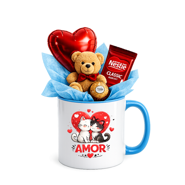 Caneca Amor Cat - Imagem 1