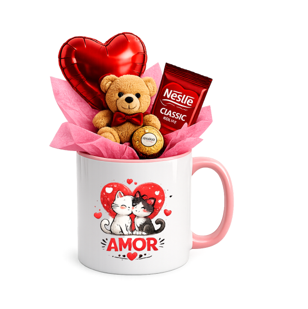 Caneca Amor Cat - Imagem 2