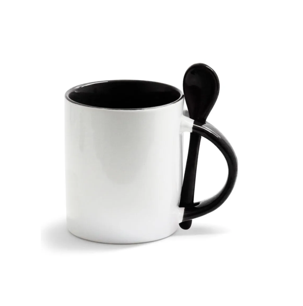 Caneca Colher Bicolor Colors - Imagem 2